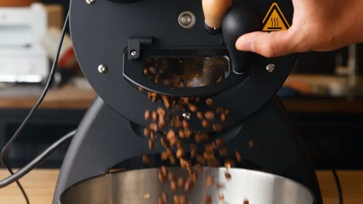 Roasting low acid coffee