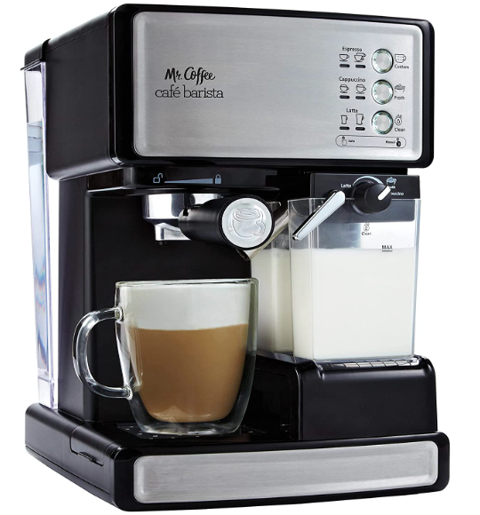 Best espresso machine under $200. Mr. Coffee Cafe Barista