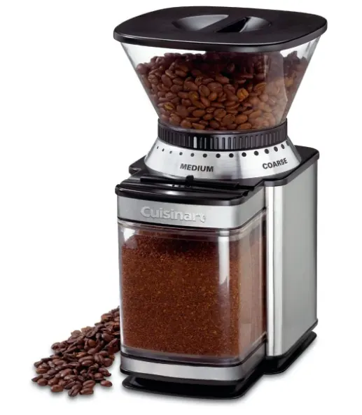 Coffee grinder to grind coffee beans for making nitro cold brew at home.