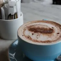 Picture of cappuccino. Cappuccino vs frappuccino.