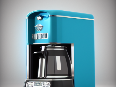 Bring Color Into Your Kitchen With a Retro Coffee Maker