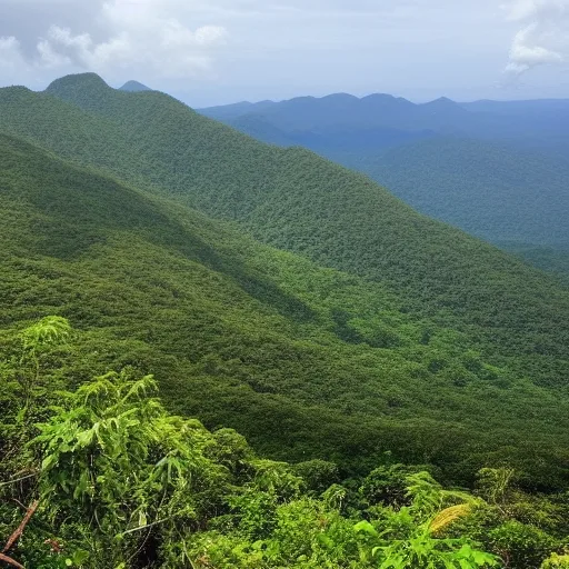 Photo of Jamaica Blue Mountains. Where the best blue mountain coffee is grown.