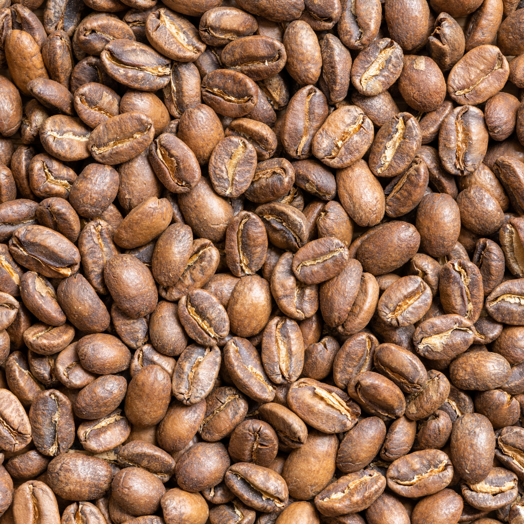 Picture of light roast coffee beans. The best light roast coffee.