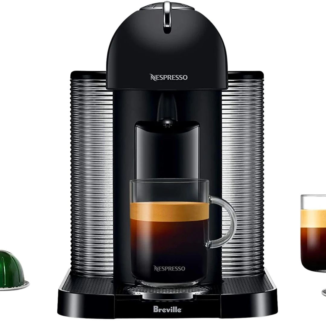 Image of Nespresso machine. Nespresso Evoluo vs Vertuo.